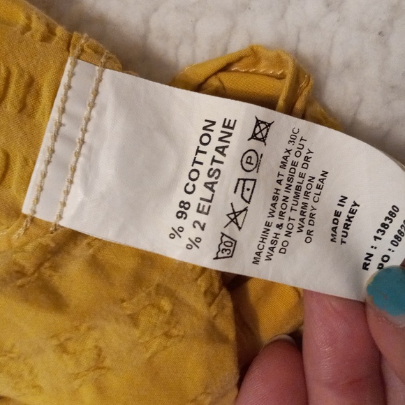 32 Bar Blues Shirt Mens XL Button Front Made in Turkey - Picture 7 of 7